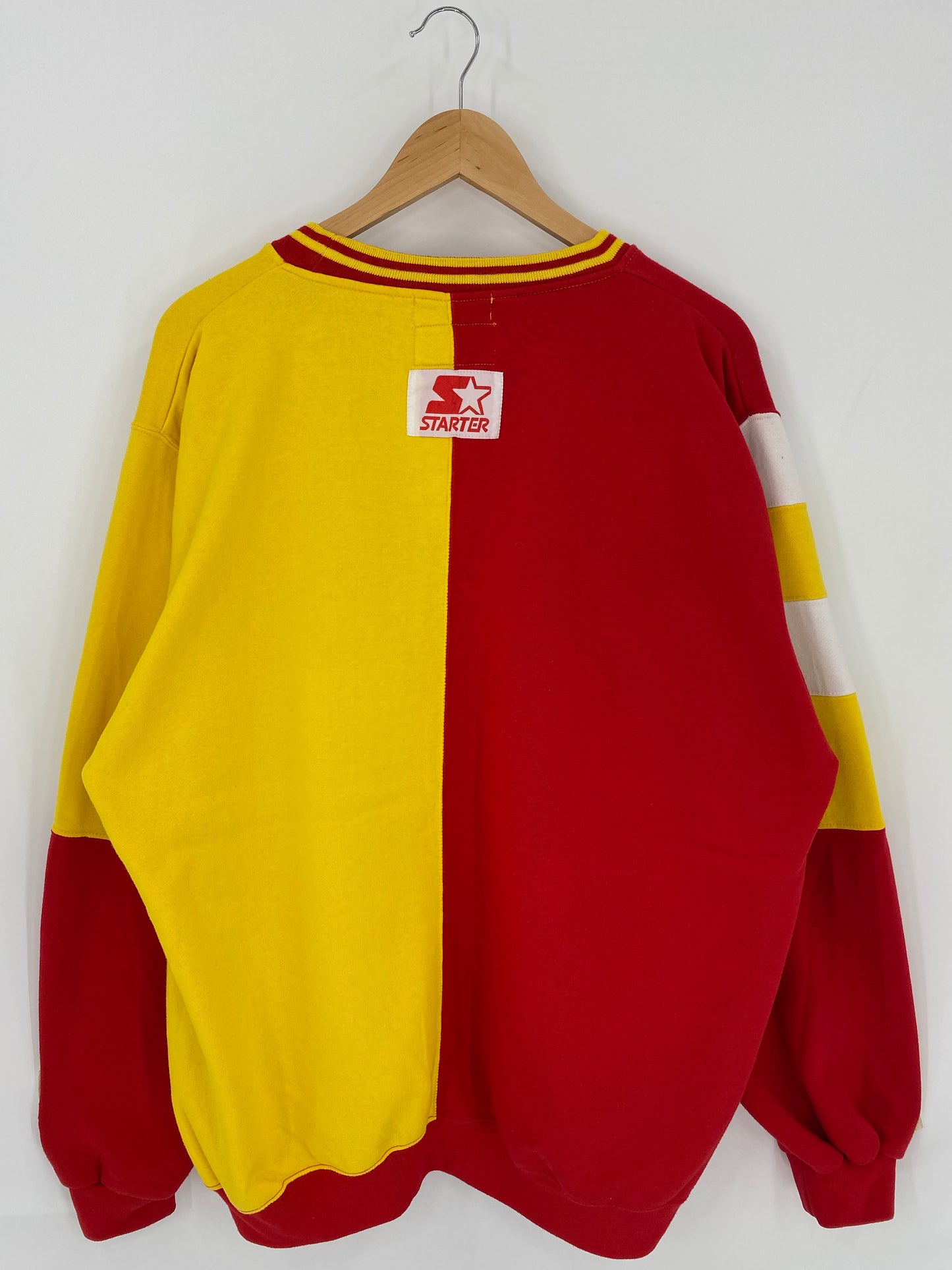 90’s STARTER x KANSAS CITY CHIEFS Size XL NFL Sweat shirt / K5443