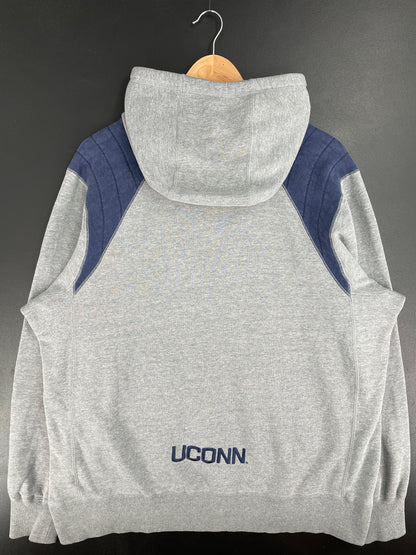 Vintage NIKE x UCONN Size XL Vintage College Hoodie Sweat-shirt / E1920S