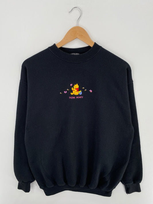 90's DISNEY WINNIE THE POOH Size M Vintage Sweat-shirt / A4701