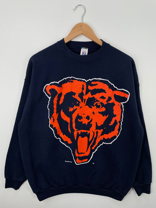 1995 CHICAGO BEARS Made in USA Size XL Vintage NFL Sweat-shirt / A1244