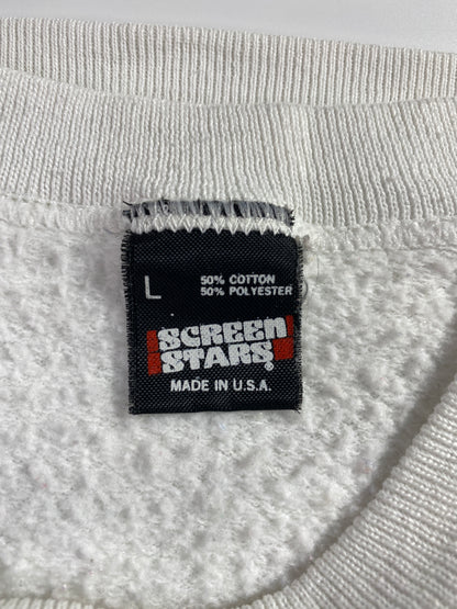 90's DISNEY MICKEY x MINNIE Made in USA Size L Vintage Sweat-shirt / A4859