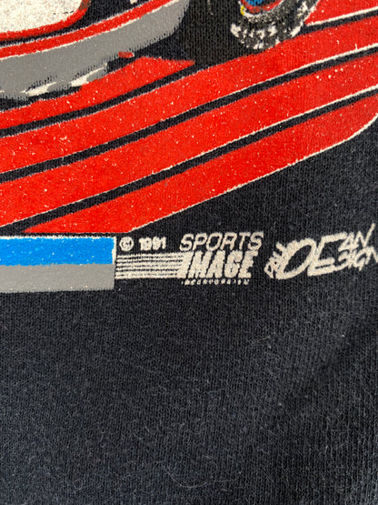 1991 NASCAR DALE EARNHARDT Made in USA Size XL Vintage Racing Sweat-Shirt / A2973