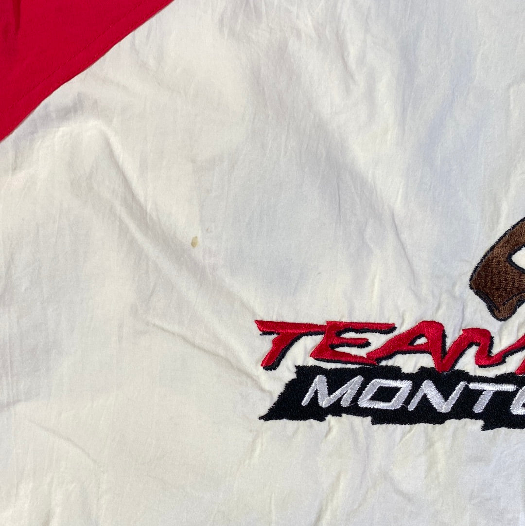 90's TEAM MONTE CARLO x TAZ Size L Vintage Racing Nylon Jacket  / A2408