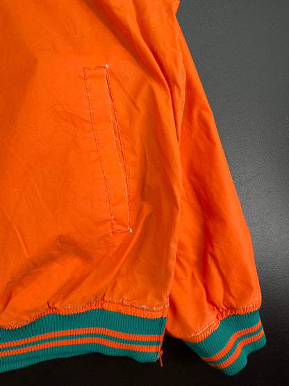 Vintage MIAMI DOLPHINS Size XL Vintage NFL Nylon Jacket / E3225N