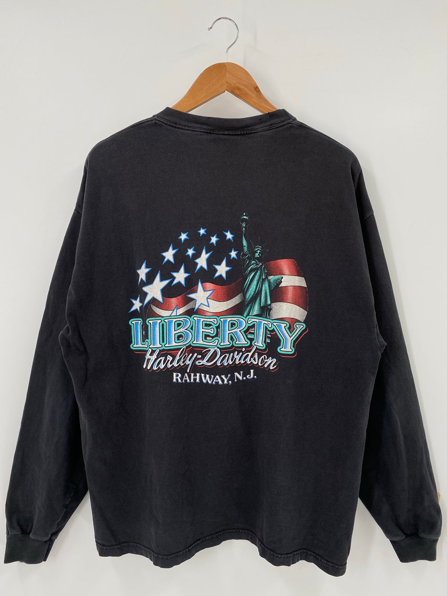 2005 HARLEY DAVIDSON Made in USA Size XL Vintage Long Sleeve T-Shirt / K4702