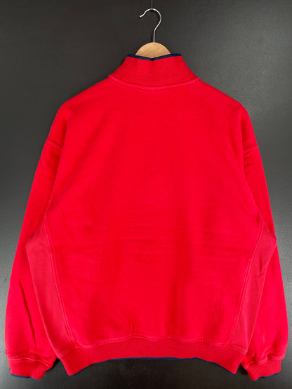 Vintage NIKE x BOSTON RED SOX Size M Vintage MLB Half zip Sweat Shirt / E6715S