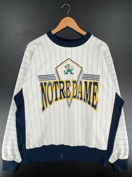 90's NOTRE DAME Made in USA Size XL Vintage College Sweat-Shirt / E6248S
