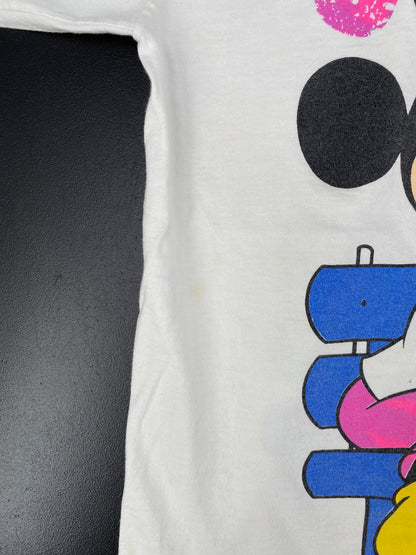 90’s DISNEY MICKEY & MINNIE FLORIDA Made in USA Size XL Vintage T-Shirts / A5651