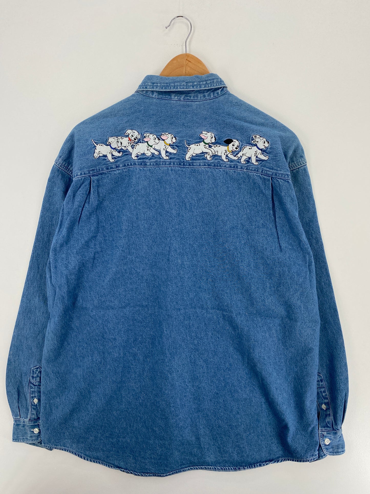 00' 101 DALMATIANS Size L Vintage Button-Down Shirt / A4749
