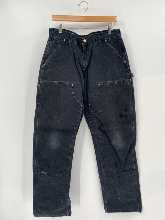 Vintage CARHARTT Double Knee Size W34xL32.5 Duck Pants / A7449