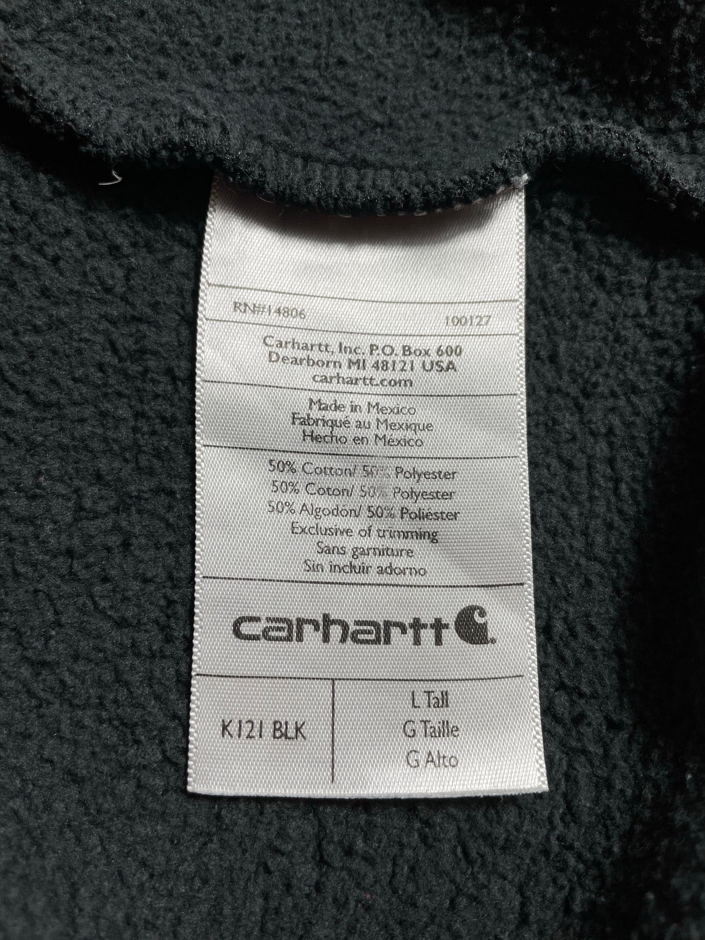 Vintage CARHARTT Size L Hoodie Sweat-Shirt / A6853