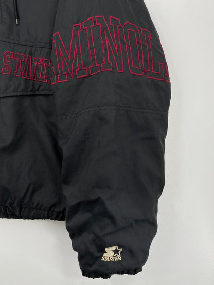 90's STARTER x FLORIDA STATE Size XL Vintage College Nylon Jacket / A8767