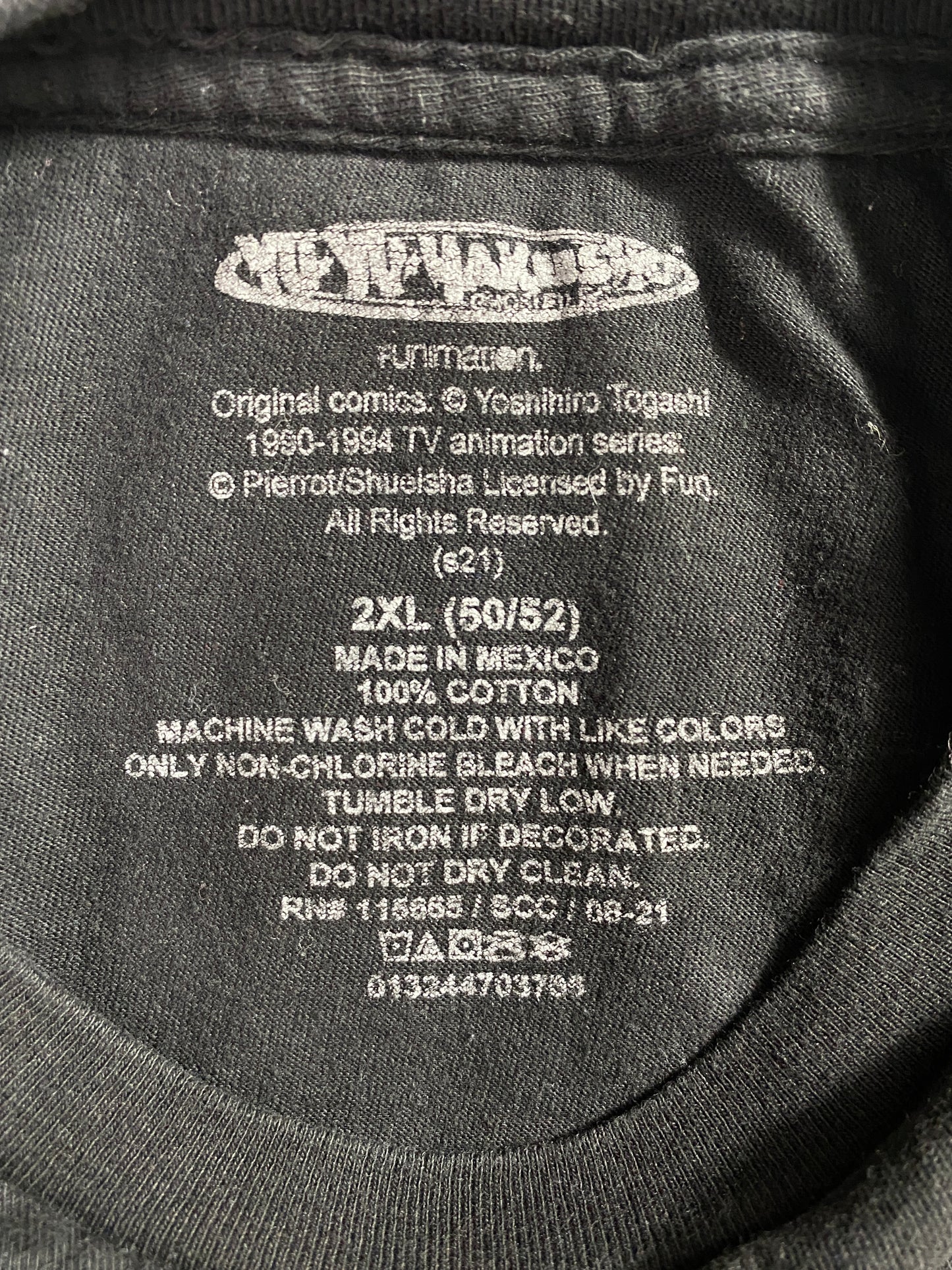 Vintage YU YU HAKUSHO Size XXL T-Shirts / A5334