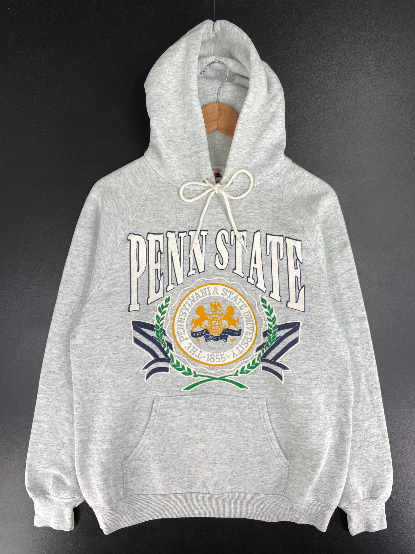 90's PENN STATE Made in USA Size L College Hoodie Sweat-shirt / E757