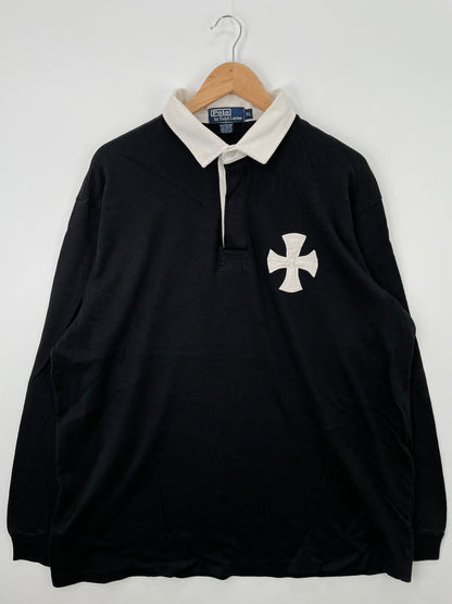 90's POLO RALPH LAUREN Size XL Vintage Rugby shirt / A1316