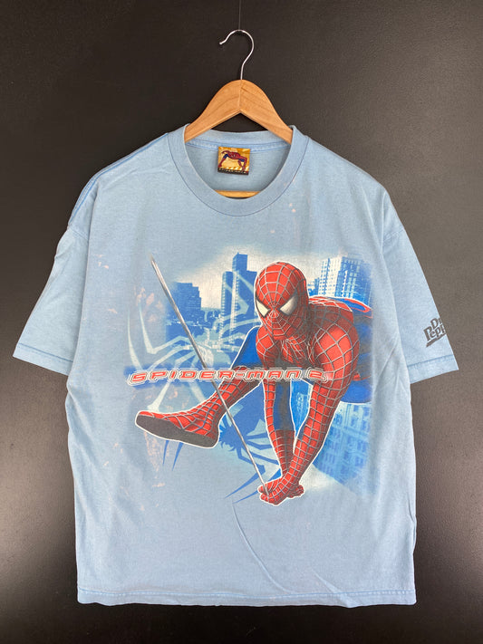 2004 MARVEL SPIDER-MAN Size XL Vintage T-shirt / E954