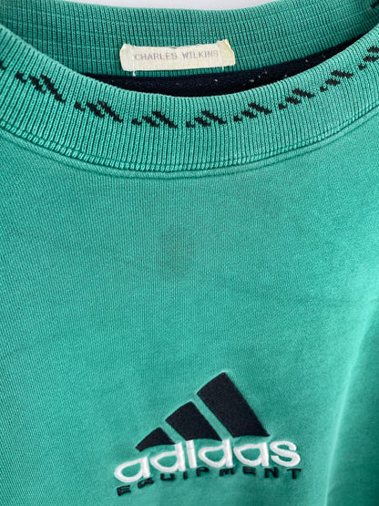90's ADIDAS EQUIOMENT Size XL Vintage Sweat - Shirts / K5127