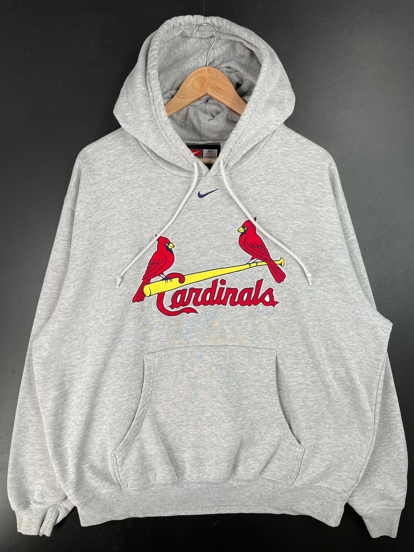 Vintage NIKE x ST. LOUIS CARDINAL Size XL Vintage MLB Hoodie Sweat-Shirt / A9215