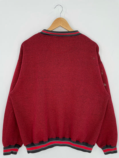 90’s CHICAGO BULLS Size L NBA Sweat shirt / K5715