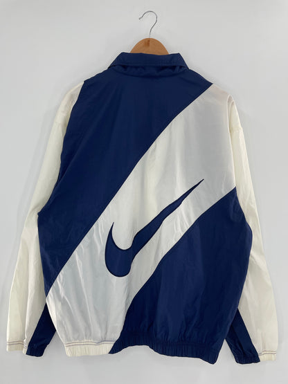 90's NIKE Size L Vintage Zip-up Nylon Jacket / K5346