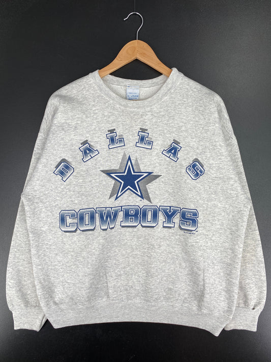 1996 SALEM x DALLAS COWBOYS Made in USA Size XL Vintage NFL Sweat-Shirt / A6397
