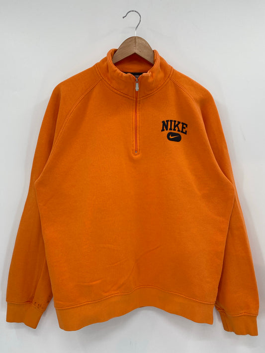 00' NIKE Size L Vintage Half-Zip Sweat-Shirt/ K6848