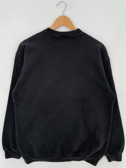 90's HORSE Made in USA Size L Vintage Animal Sweat-Shirt / E1215