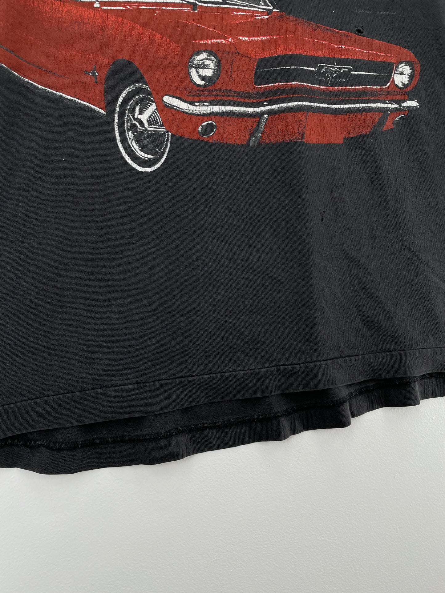 Vintage FORD MUSTANG Size Approx.XL Racing T-Shirt / E2719T