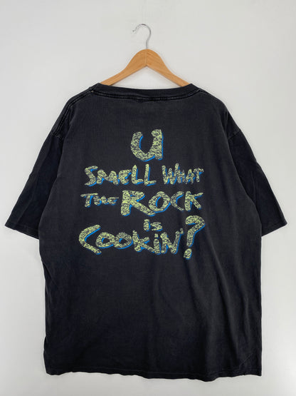 90's THE ROCK Size XXL Vintage T-shirt / A4401