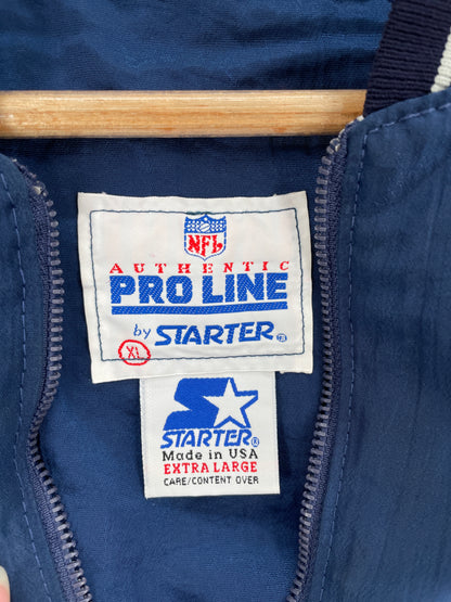 90's STARTER x NEW ENGLAND PATRIOTS Made in USA Size XL Vintage NFL Nylon Jacket / A6837