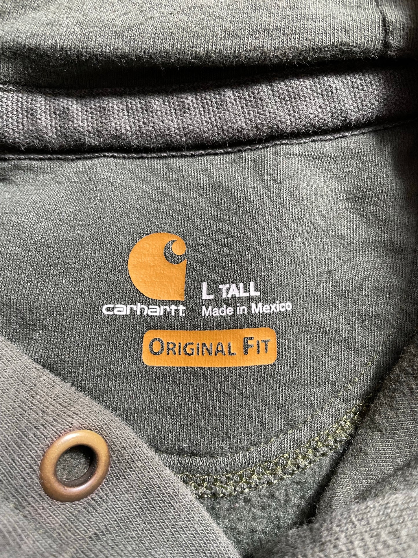 Vintage CARHARTT Size L Hoodie Sweat-Shirt / K9428