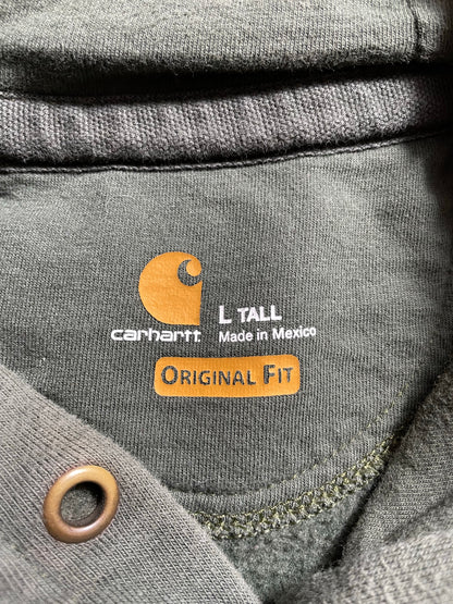 Vintage CARHARTT Size L Hoodie Sweat-Shirt / K9428