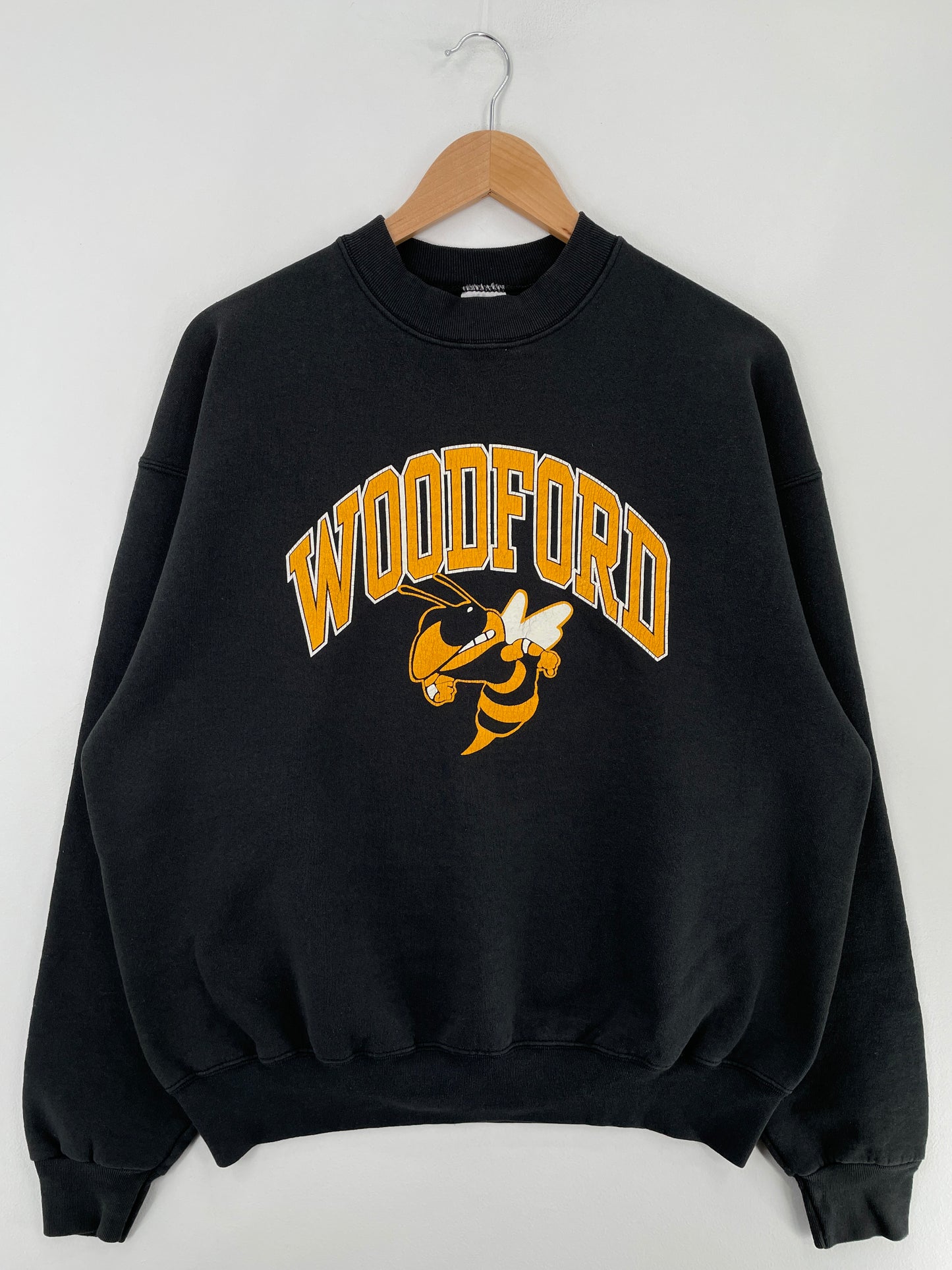 90's WOODFORD Made in USA Size XL Vintage College Sweat Shirt / E4962S