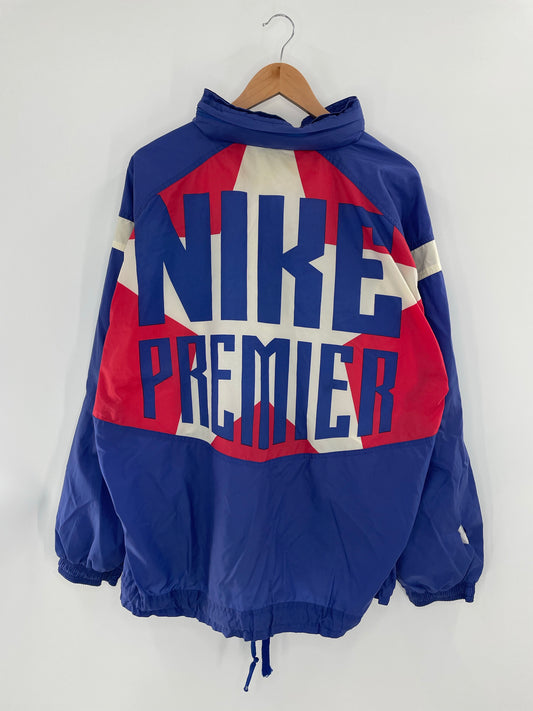 90’s NIKE PREMIER Size L Vintage Zip-up Nylon Jacket / K5342