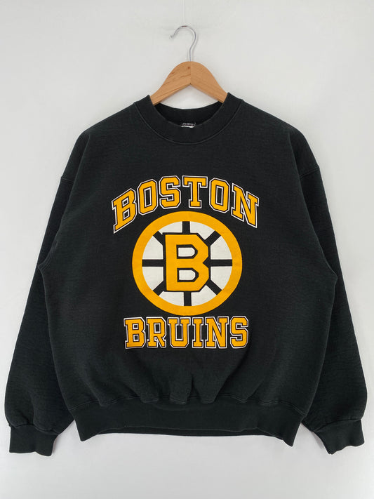 .90’s BOSTON BRUINS Size L NHL Sweat-Shirt / E6294S