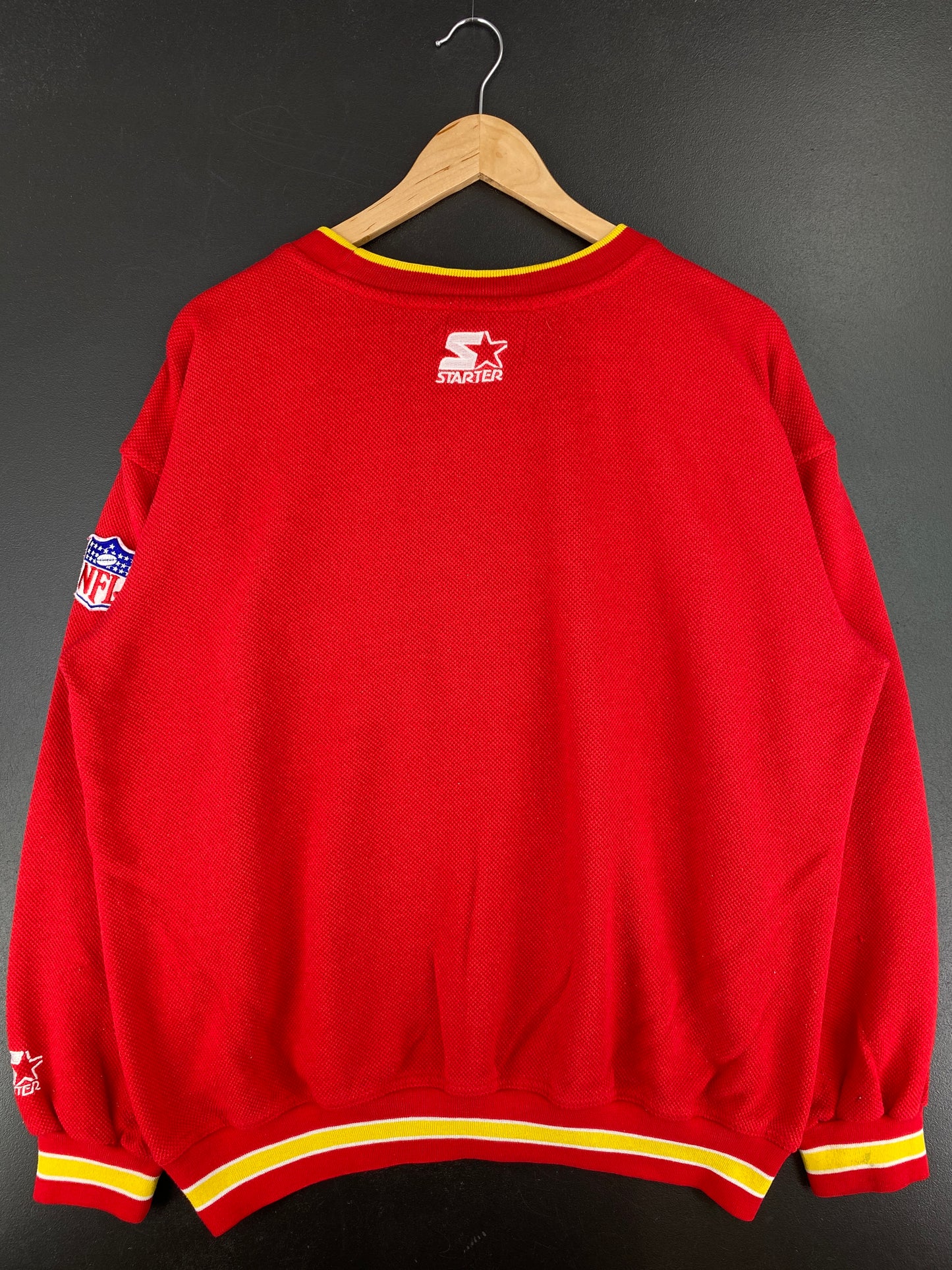 90’s STARTER x KANSAS CITY CHIEFS Size L Vintage NFL Sweat-Shirt / A4547