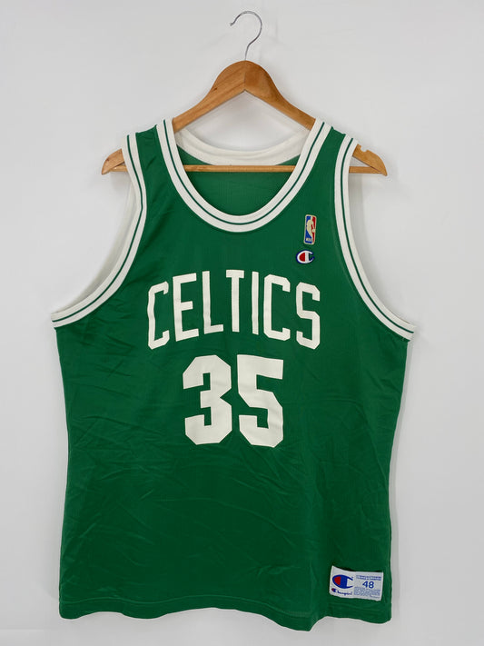 90’s BOSTON CELTICS REGGIE LEWIS Size 48 XL NBA Jersey / K4477