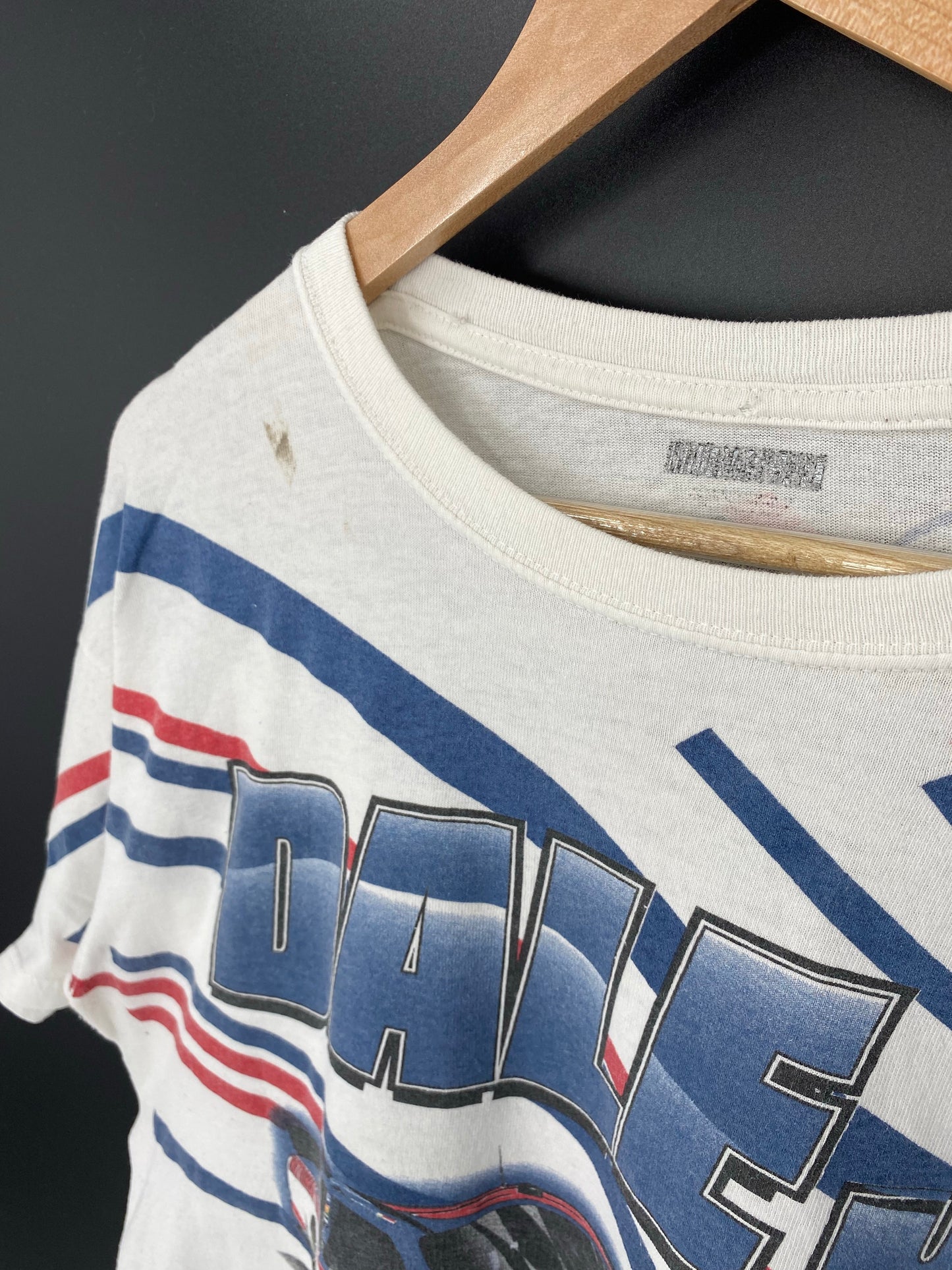 Vintage DALE JR Size No Tag (Approx.XL) Racing T-Shirt / E472