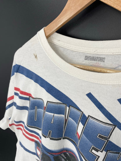 Vintage DALE JR Size No Tag (Approx.XL) Racing T-Shirt / E472