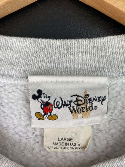 00' DISNEY MICKEY Made in USA Size L Vintage Sweat-shirt / A4540