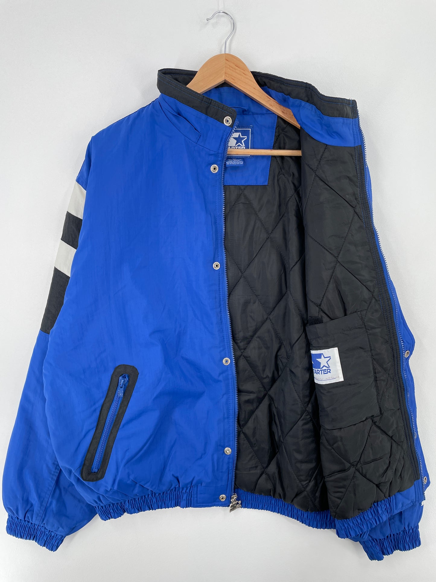 90's STARTER x UNIVERSITY OF KENTUCKY Size XL College Padded Nylon Jacket / A9322
