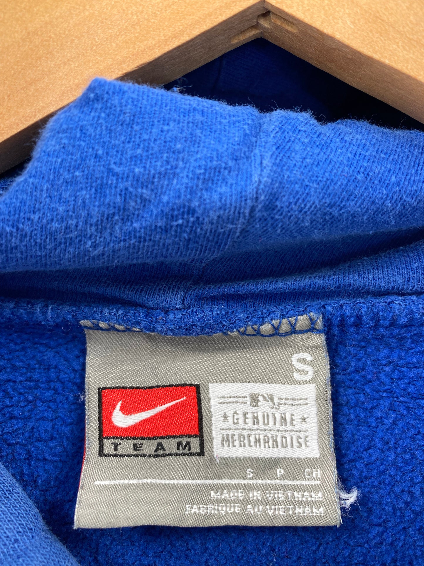 00' CHICAGO CUBS Size S Vintage MLB Hoodie Sweat-Shirt / K5754
