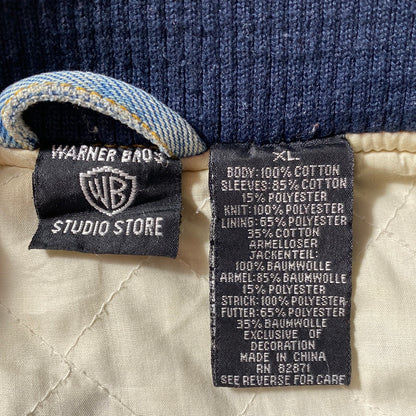 Vintage LOONEY TUNES Size XL Vintage Denim Jacket  / A5879
