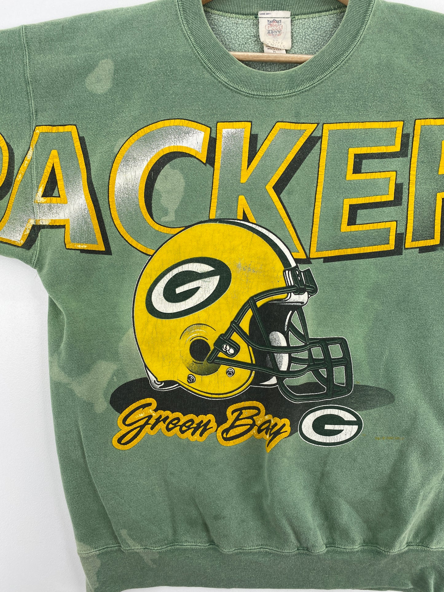 1996 GREEN BAY PACKERS Made in USA Size XL Vintage NFL Sweat-Shirt / A4414