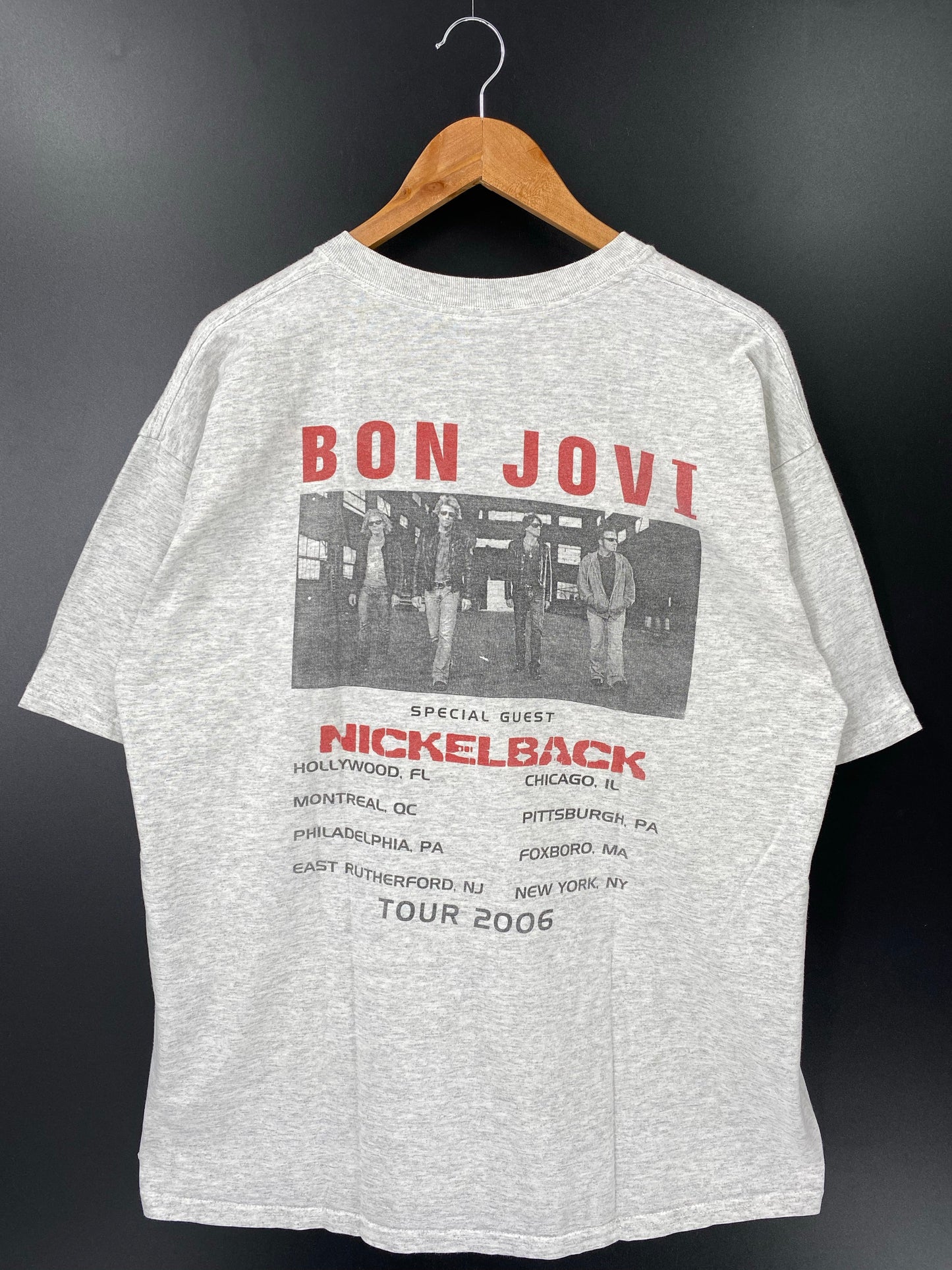 2006 BON JOVI Size XL Vintage T-Shirt / A9392