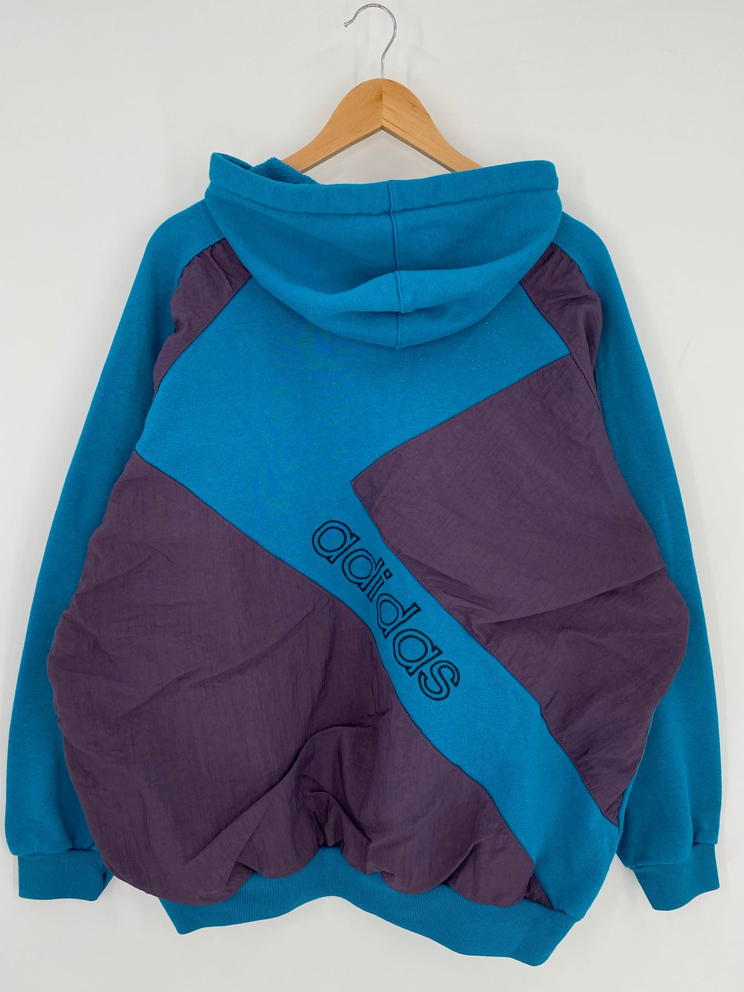 90's ADIDAS Size XL Vintage Hoodie Sweat - Shirt / A9384