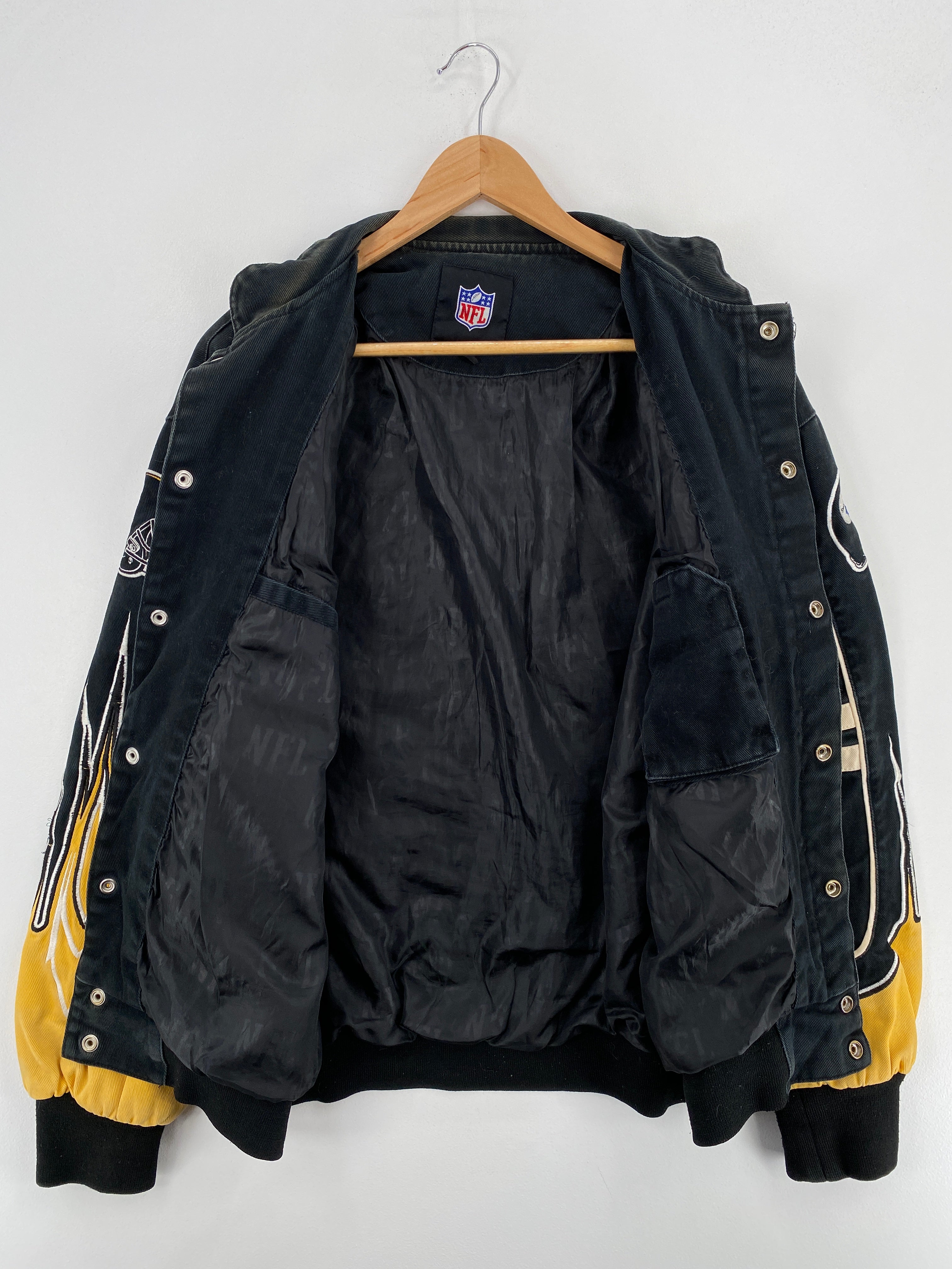 Vintage PITTSBURGH STEELERS Size L NFL Racing Jacket / A6402 – FISHTALE  VINTAGE