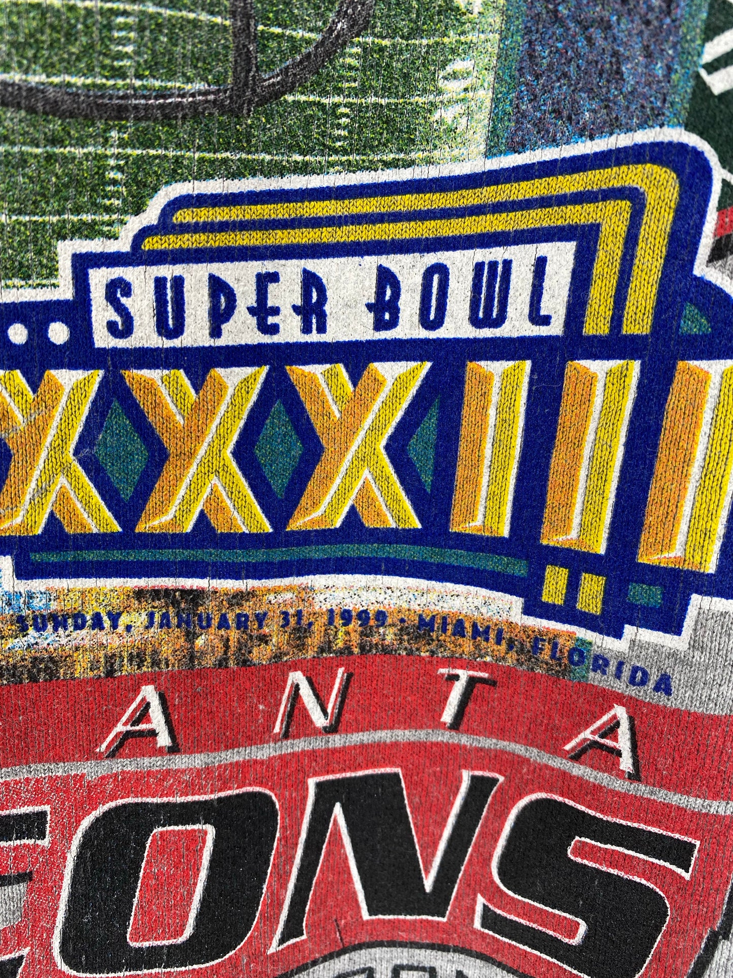 1998 STARTER x ATLANTA FALCONS Size XL Vintage NFL Sweat - Shirt/ K6067