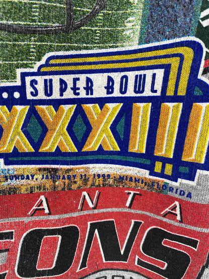 1998 STARTER x ATLANTA FALCONS Size XL Vintage NFL Sweat - Shirt/ K6067
