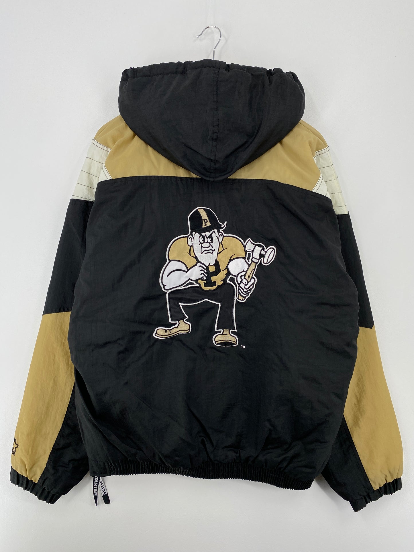 90's STARTER x PURDUE Size L Vintage College Nylon Jacket / A8765
